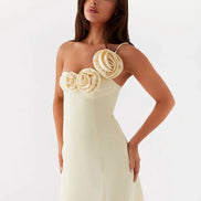 One Shoulder Backless A-Line Mini Dress