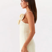 One Shoulder Backless A-Line Mini Dress