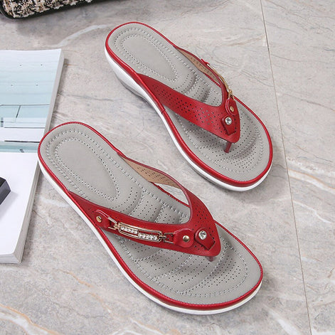 Arch Support Soft Cushion Leather Sandals