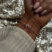 Bowknot Heart Bracelet