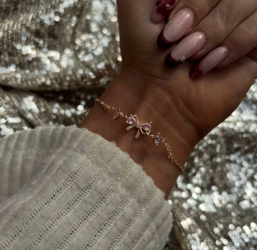 Bowknot Heart Bracelet
