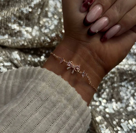 Bowknot Heart Bracelet