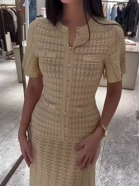 Royal Knit Dress