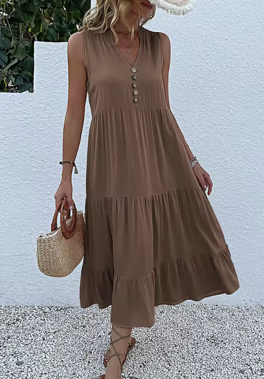 Sleeveless Midi Dress