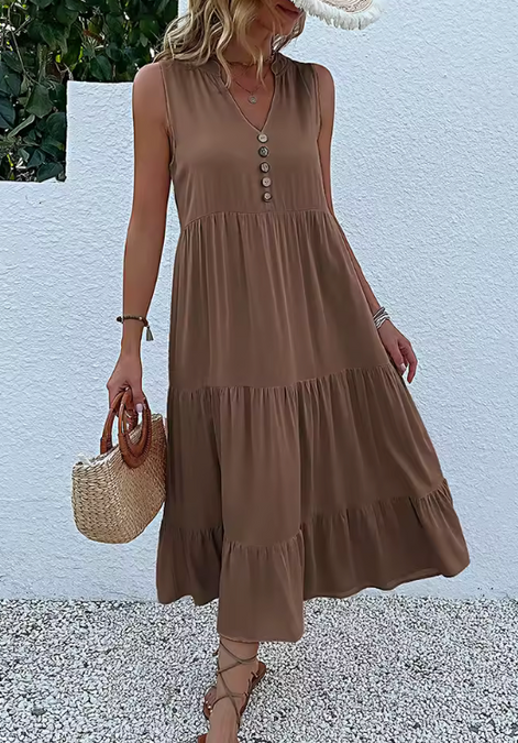 Sleeveless Midi Dress