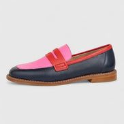 Alisette Elegant Loafers – Wide Heel Ankle Strap