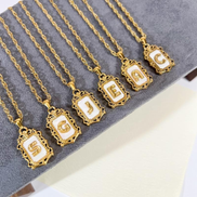 A-Z Crown Initial Necklace
