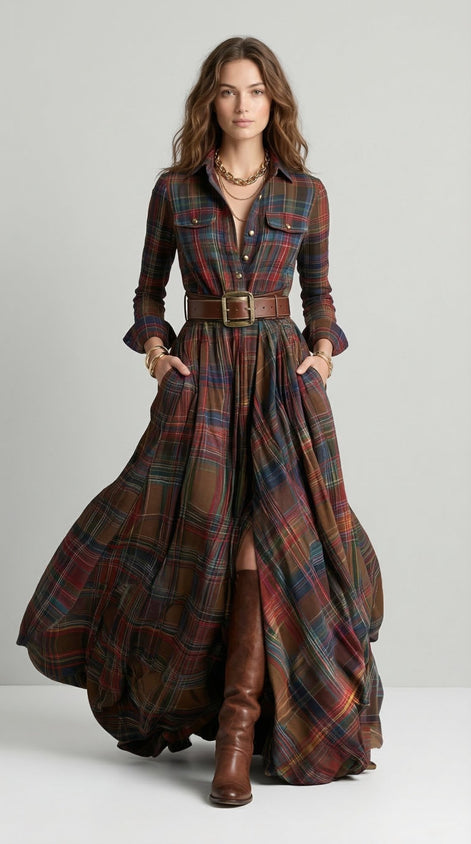 Scarlett Belted Maxi Dress