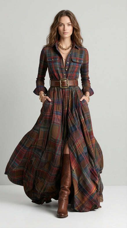 Scarlett Belted Maxi Dress