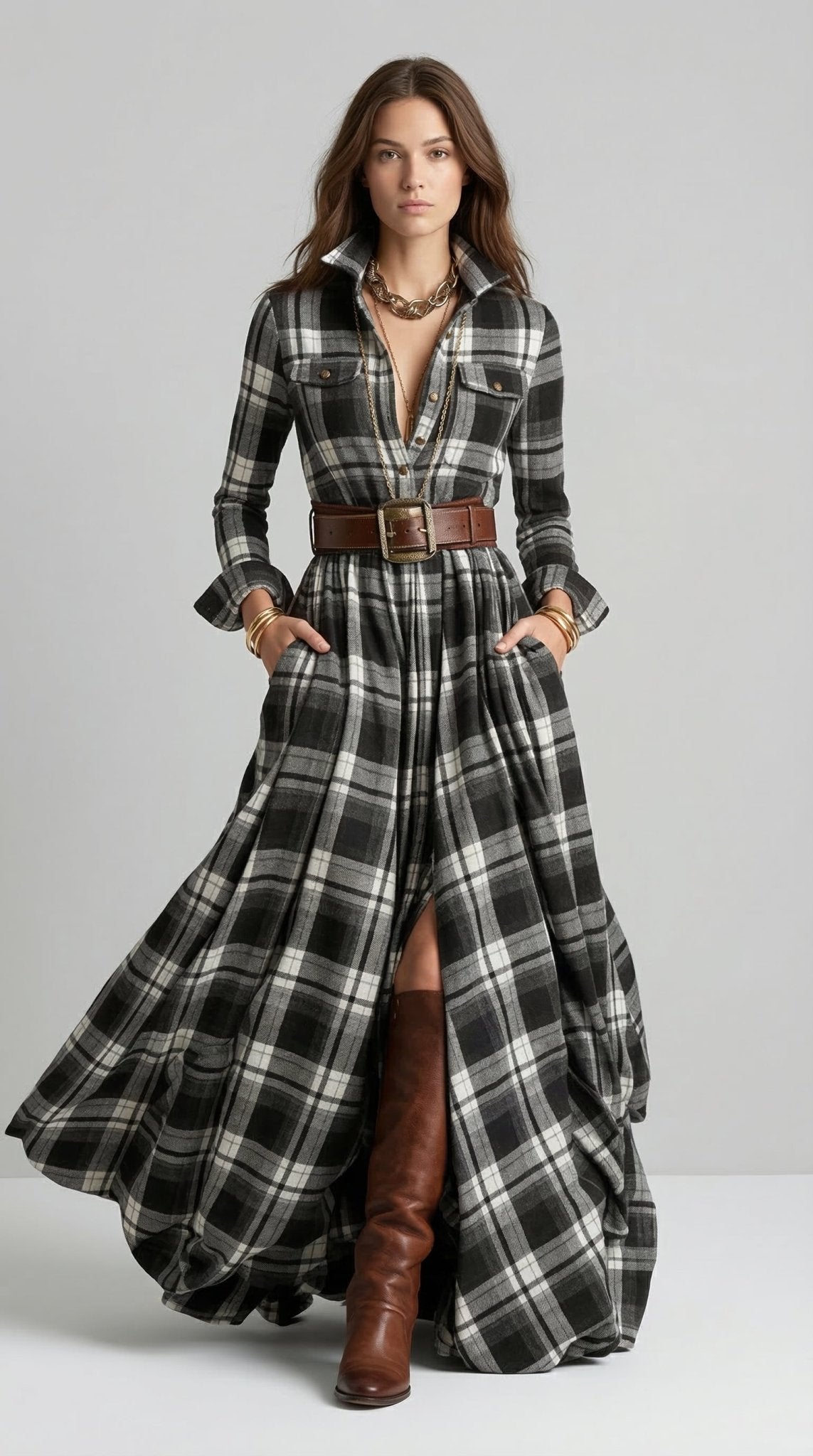 Scarlett Belted Maxi Dress