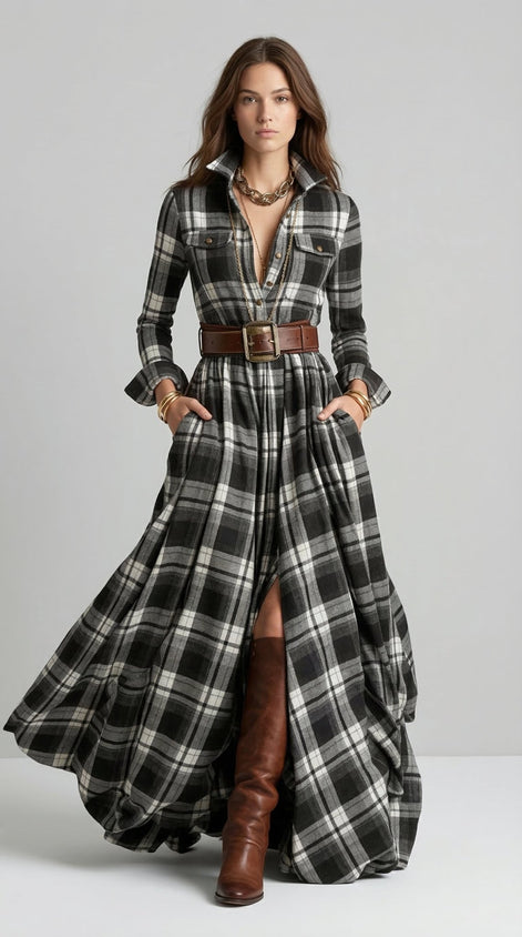Scarlett Belted Maxi Dress