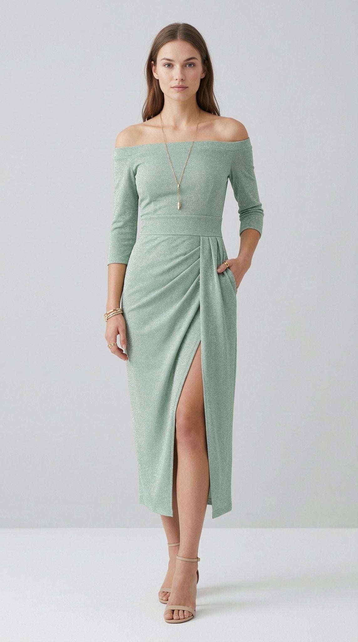 Merian Asymmetric Gala Dress