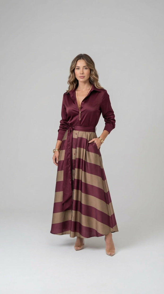 Aurora Royale Elegant Flowing Dress