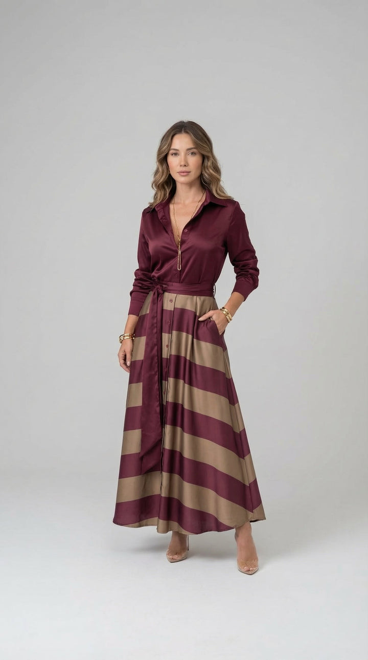 Aurora Royale – Elegant Flowing Dress