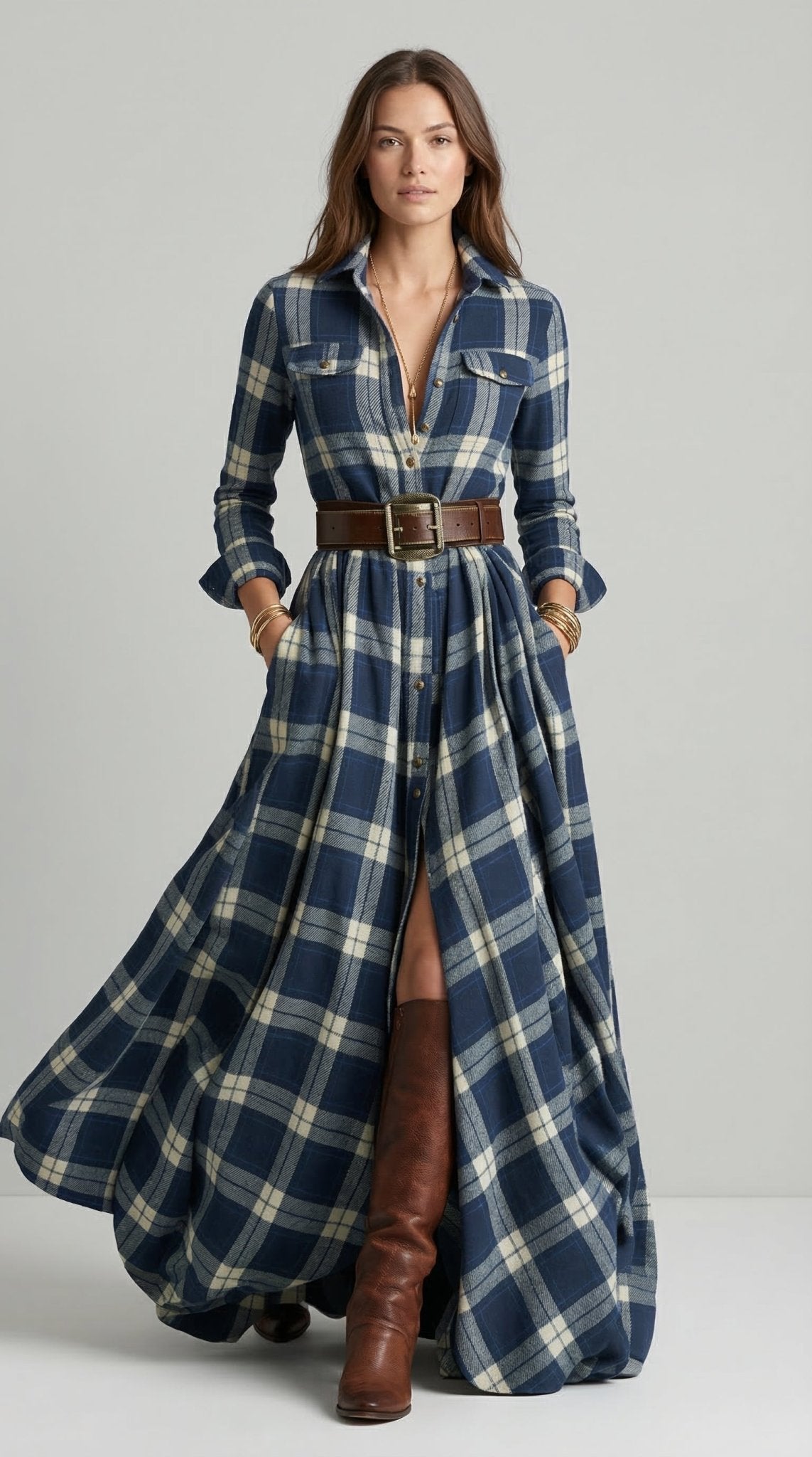 Scarlett Belted Maxi Dress