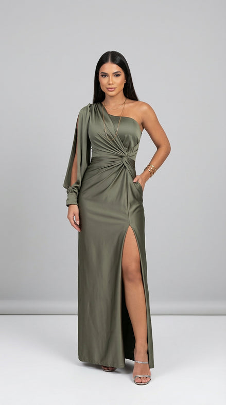 Melissa Elegant Evening Maxi Dress