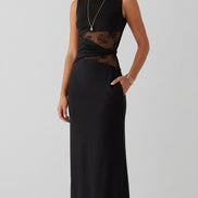 Leni Sculpted Lace Dress
