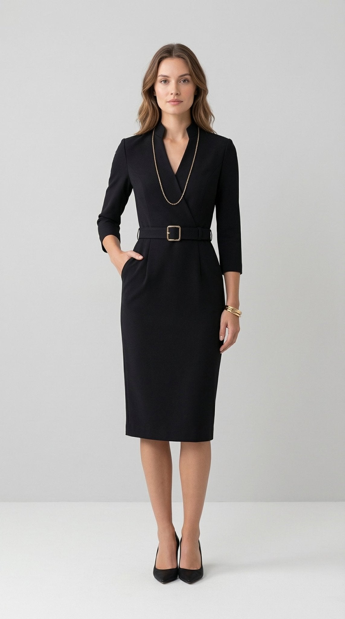Clariss Elegant Black Dress