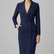 Seleneva Elegant Fitted Midi Dress