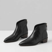 Ann Luxury Low-Heel Ankle Boots