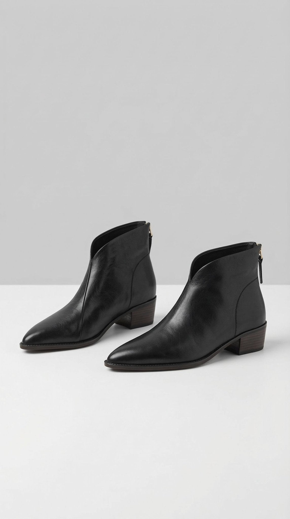 Ann Luxury Low-Heel Ankle Boots