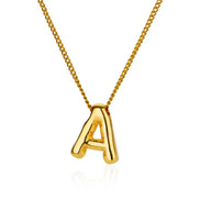 Chunky Initial Letter Necklace