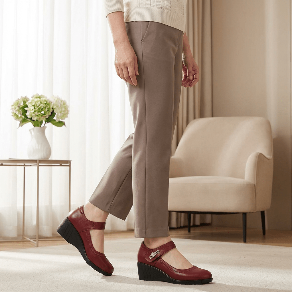 Lydia Elegant Mid-Heel Comfort Shoes