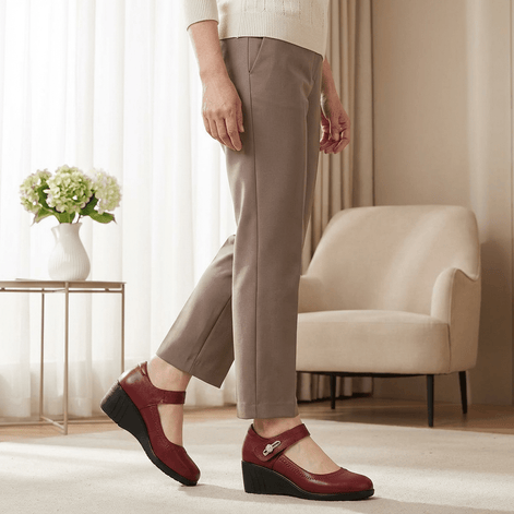 Lydia Elegant Mid-Heel Comfort Shoes