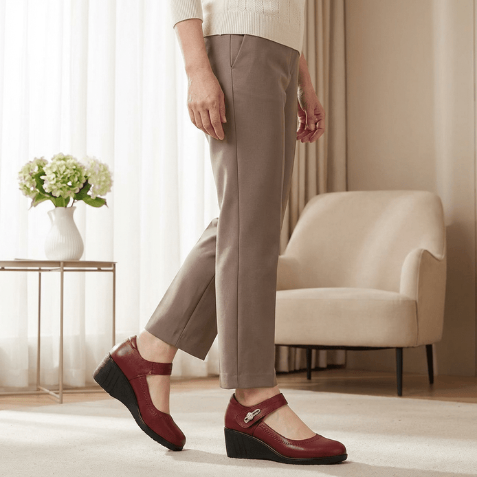 Lydia Elegant Mid-Heel Comfort Shoes