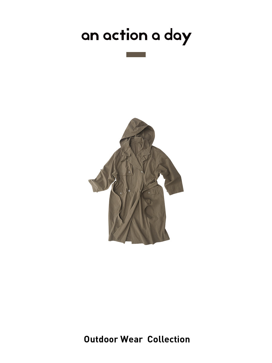Cotton Oversized Trench Coat