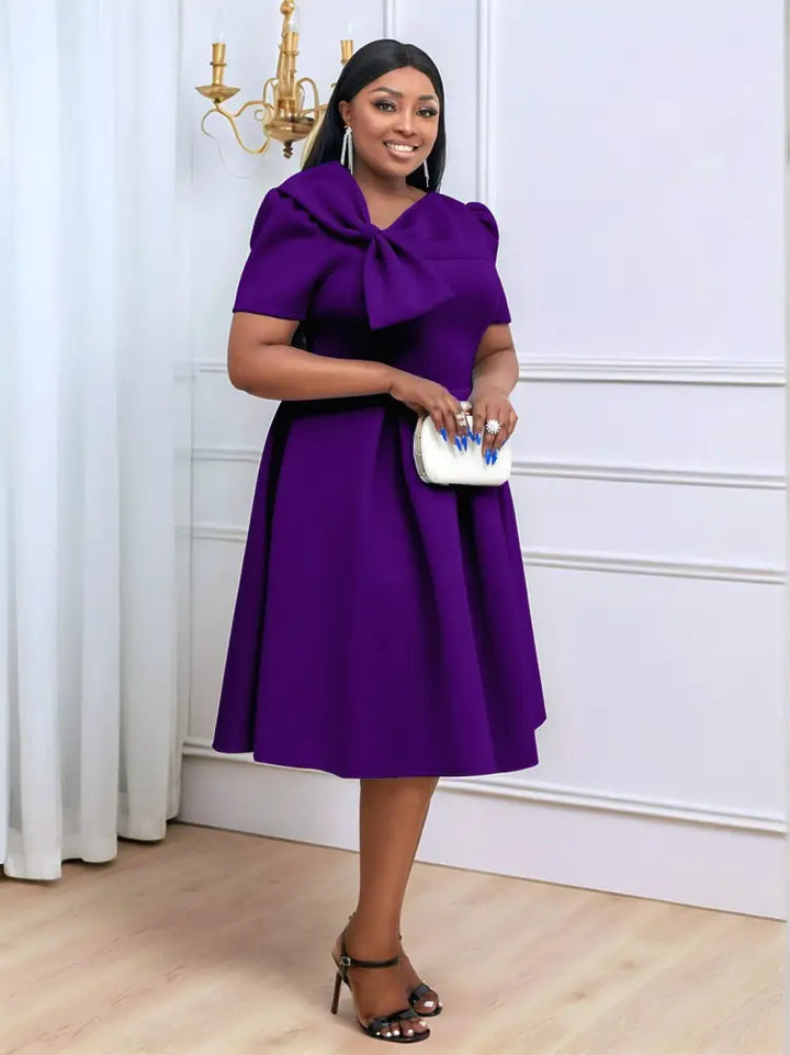 Plus Size A-Line Swing Party Dress