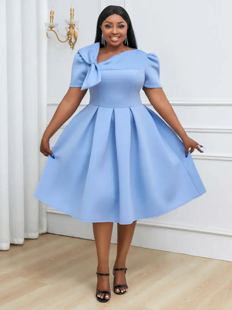 Plus Size A-Line Swing Party Dress