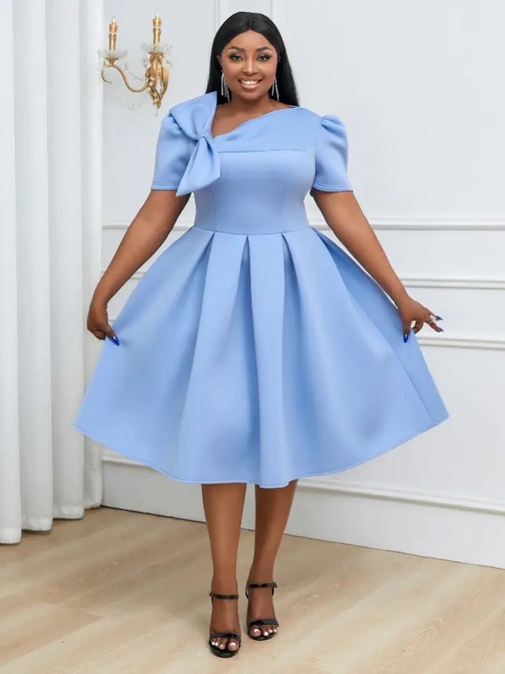 Plus Size A-Line Swing Party Dress
