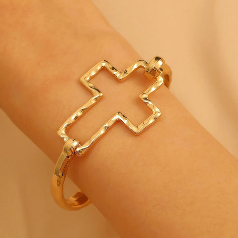 Chunky Cross Bracelet