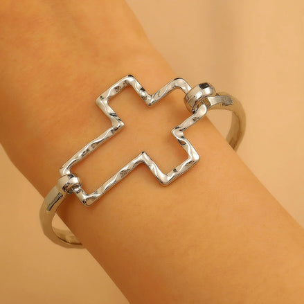 Chunky Cross Bracelet