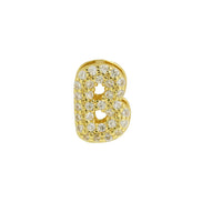 Birthstone Heart Initial Necklace