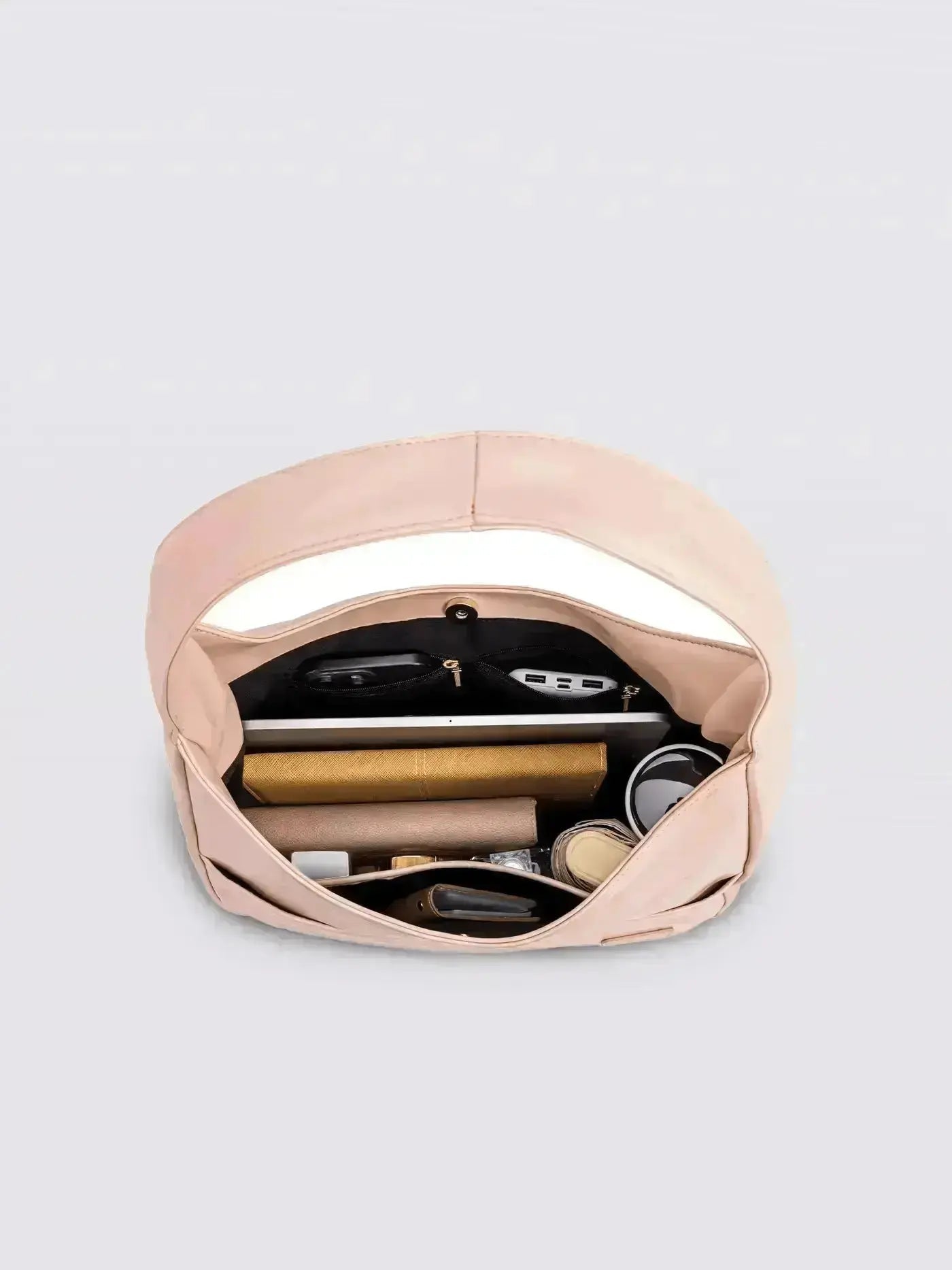 Everyday BB Bag – Leather Bucket Bag with Laptop Fit