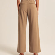 Effortless Tailored Wide-Leg Pants