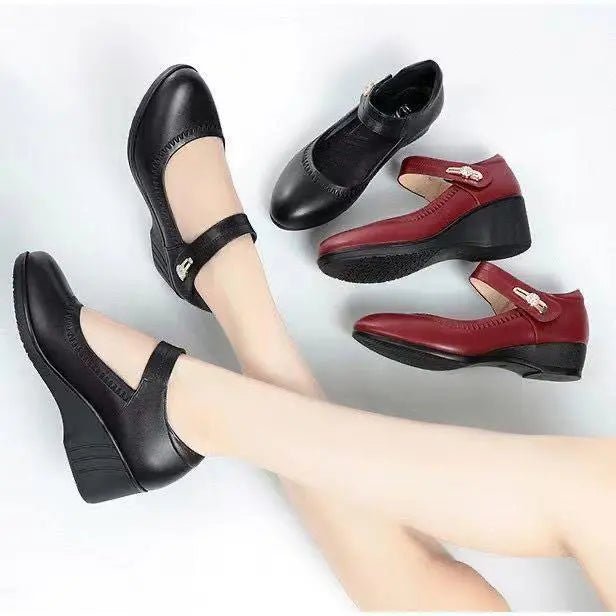 Lydia Elegant Mid-Heel Comfort Shoes