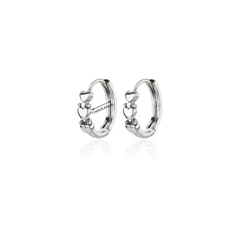 Aesthetic Heart Earrings