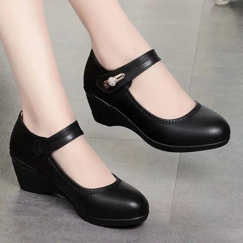 Lydia Elegant Mid-Heel Comfort Shoes