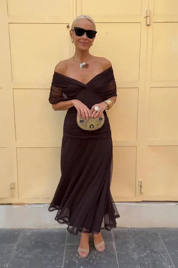 Mikaela Off-Shoulder Maxi Dress