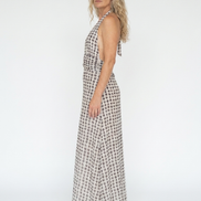 Camoni Polka Dot Diary Maxi Dress