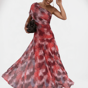 Jessamy One-Shoulder Tie-Dye Maxi Dress