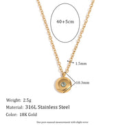 Birthstone Charm Necklace