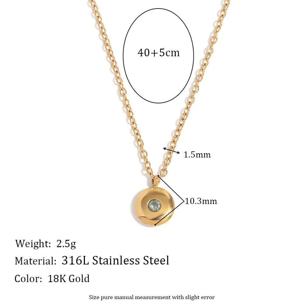 Birthstone Charm Necklace