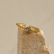 Beaded Crystal Ring