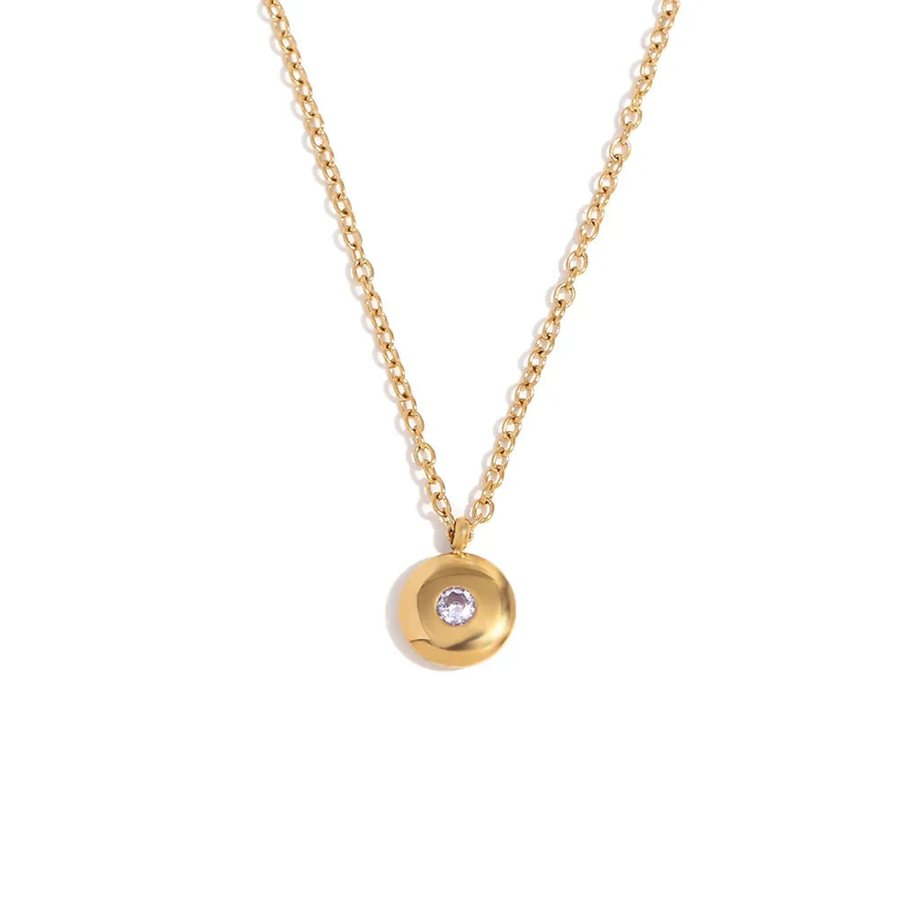 Birthstone Charm Necklace