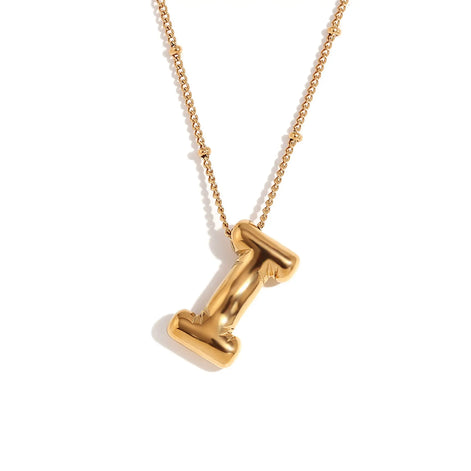 Bubble Initial Necklace