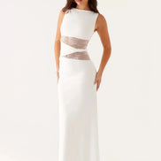 Leni Sculpted Lace Dress